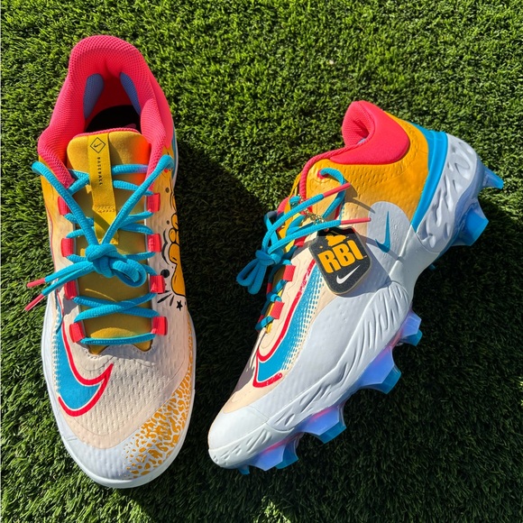 Nike X RBI Nike Alpha Huarache Elite 3 Low MCS Baseball Cleats Size 13